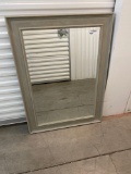 Framed beveled mirror 31