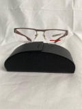 Prada VPS57E gray burgundy 51.17.145 men's eyeglass frames