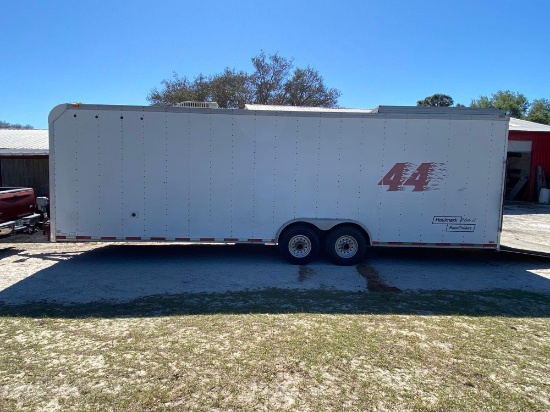 1997 Haulmark Elite II enclosed race car trailer, 32' long