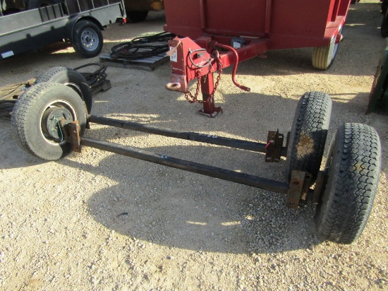 AXLES WITH WHEELS