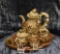 Brown Leaves Tea Set 5 pcs