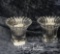 2 Footed Glass Votives - Micasa