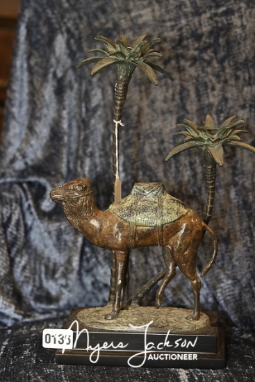 Bronze Camel Candle Holder
