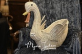 Swan Wicker Basket