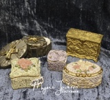 Assorted Jewelry/Trinket Boxes (5)