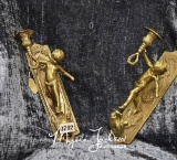 Pair of Cherub Wall Sconces