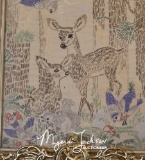 Deers Embroidery