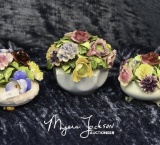 3 Flower Bouquet Bowls