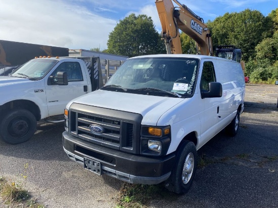 2011 Ford Ecoline E250 Super Duty Van, Flex Fuel Gas, Curbside Barn Doors w/Windows, Auto Trans,