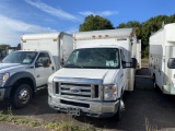 2011 Ford E450 Super Duty, 14' Utility Cube Truck, 6 Wheel Utility Cube Truck, Rear Barn Doors,