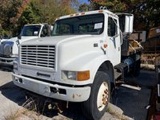 1998 International 4900 SER Flat Bed Truck, 10' Steel Bed, 4 x 2, 6 Wheel, 218