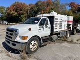 2005 Ford F650 XLT Super Duty 6 Wheel Vacuum Truck w/Vac Masters 4000 Vacuum System, CAT Diesel