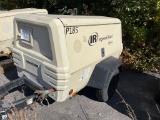 2010 Ingersoll Rand #P185, Towable Air Compressor, Pintle Hitch, John Deere Diesel Motor, (STARTS)