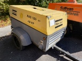 2012 Atlas Copco XAS 185 Towable Air Compressor, 49 HP, Hrs: N/A Vin#: 4500A1015CR039913 (STARTS)