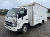 2015 Hino 195 Cab Over Box Truck, 6 Wheel, 16' Box, Diesel, Auto Transmission, Diesel, Odom: 74,493,