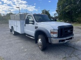 2008 Ford F450 Utility Body Truck, 8 Cylinder Diesel, 6 Wheel, 12' Utility Body, Auto