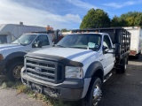 2007 Ford F550 XL Super Duty 12' Rack Body Truck, Power Stroke Diesel, 6 Wheel, Odom: 167,480, Vin#: