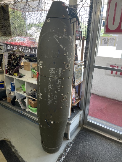 Practice Bomb #SZ-S-469, S/N: WS-1950-1, 42" L