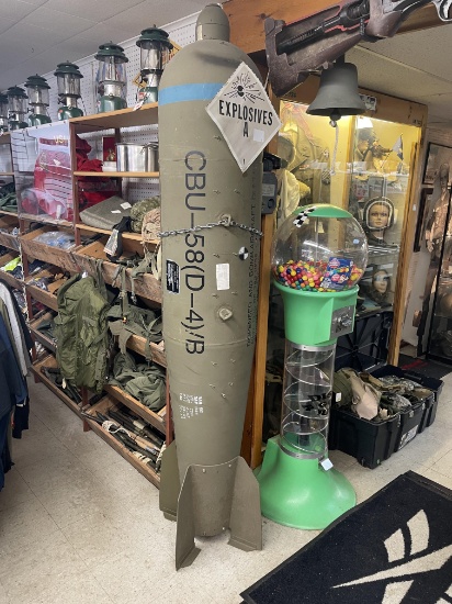 (2) Dispenser Aircraft CBU-58 (D-4)/B, #SUU-30H/B, Aircraft Bomb, Part #: 7127151-10, S/N: 14391,
