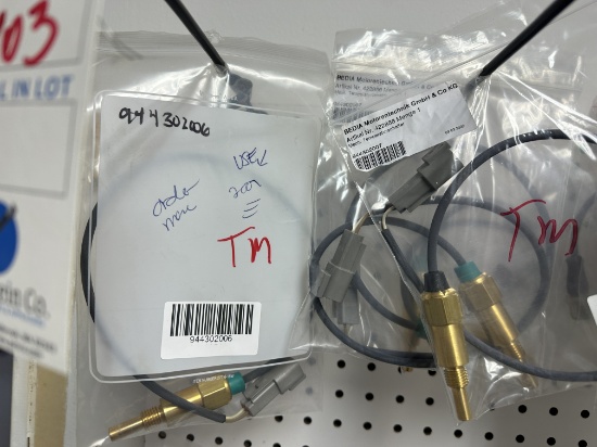 {LOT} Komptech Terminator Specific Temperature Gauges, Sensors & Motors New In Package on 12 Peg