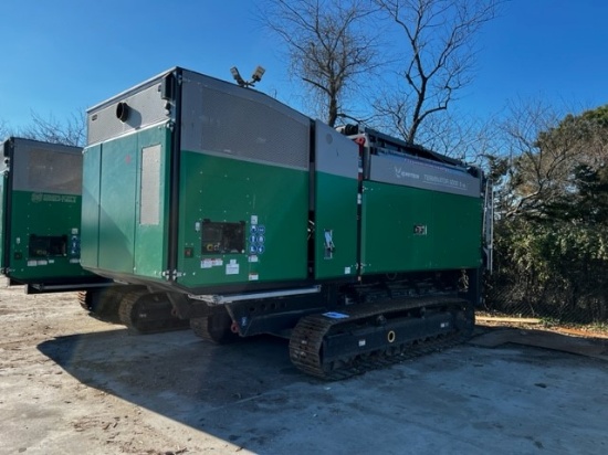 2022 Komptech Terminator 6000 S HC Steel Track Mobile Hydraulic Drum Solid Waste Shredder with Adju