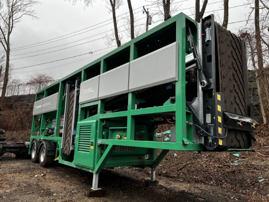 2022 Komptech Multistar XL3 Towable Coarse Deck Screener with Perkins 85HP Diesel Over Electric Moto