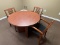(Lot) Table and (3) Chairs
