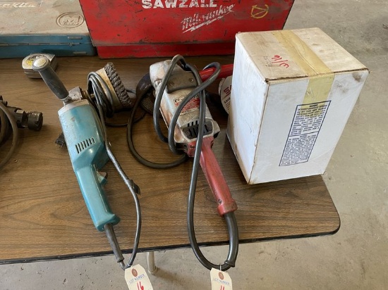 (2) Power Grinder W/New Wheels