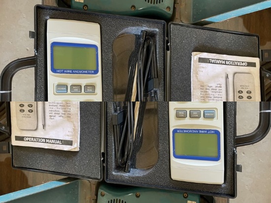 Real Time Anemometer W/Case