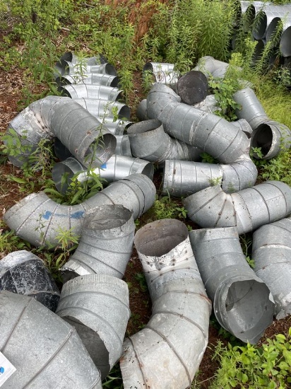 (Lot) 12"D Elbow Fittings 45-90 Degree