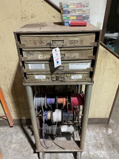 (Lot) Hardware and Wire Cart