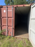 40' Storage Container Trolley System Mounted to Ceiling