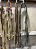 (Lot) Lifting Straps On Wall
