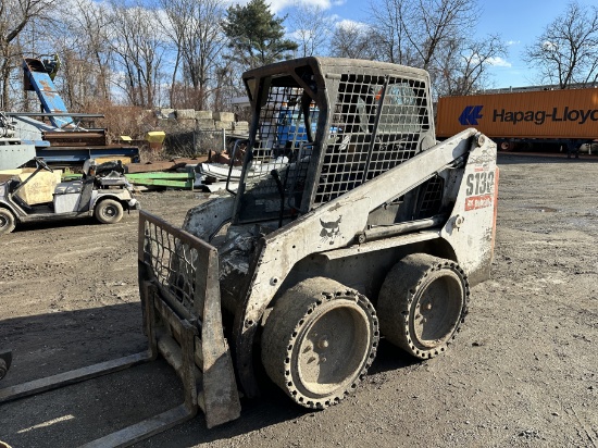 2008 Bobcat #S130 Rubber Tire Skid Steer, Enclosed Cab (Good Glass), Bucket, Hrs: 2,052, Pin#: