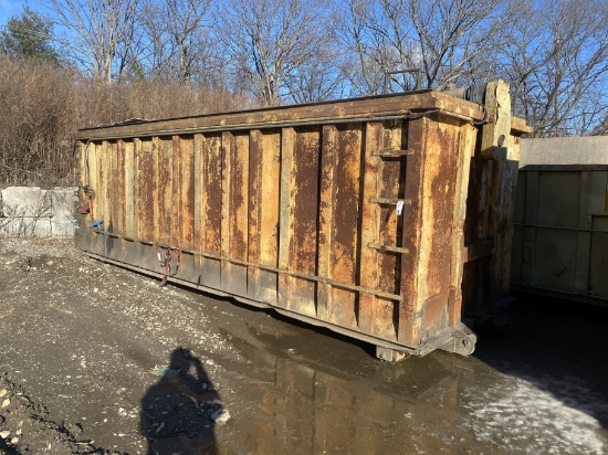 Steel Container w/Leveling Motor & Unit, 21' x 7' x 80"H, 855 CuFt