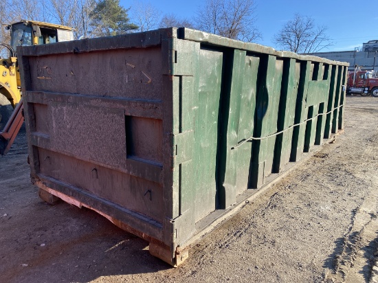 30 Yard Steel Open Top Container (Dumpster) (Green)