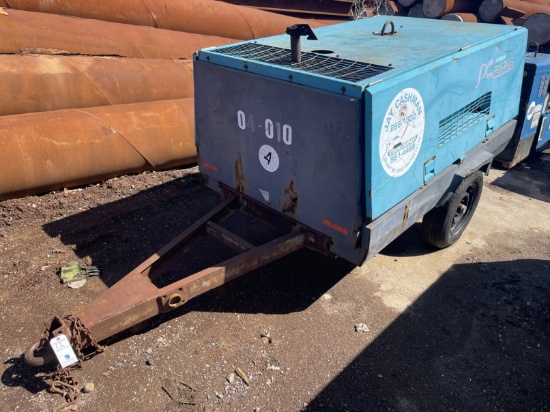 Airman #PDS185S Towable Air Compressor w/ 5664 Hours, 220 Max PSI, and SN: 6A10729 Isuzu Engine