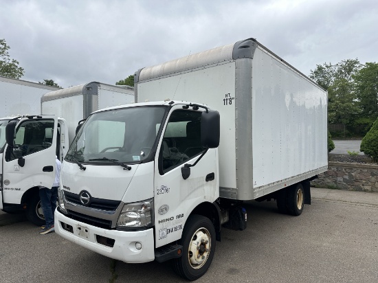 2019 Hino #195 Box Truck, Odom:102,000, Vin:JHHGDM2H9KK001634