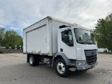 2018 Peterbilt #220 Box Truck, Side & Rear Doors, 6 Cylinder Diesel, 4 x 2, Allison Auto Trans, Od
