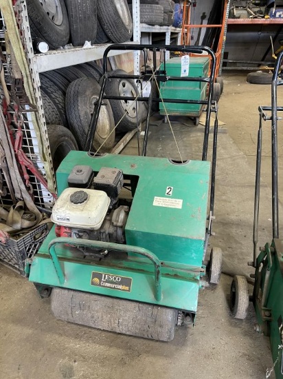 Lesco 24"" Split Drive Aerator Honda #GX20 Gas Motor