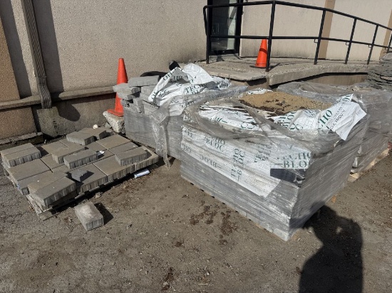 Techo Block Eva Smooth Pavers Grey Shale on 3 Pallets