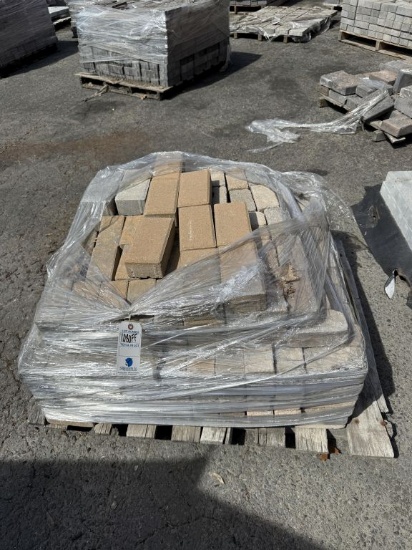 Mixed Beige and Asst Side Pavers Donut Size on 1 Pallet