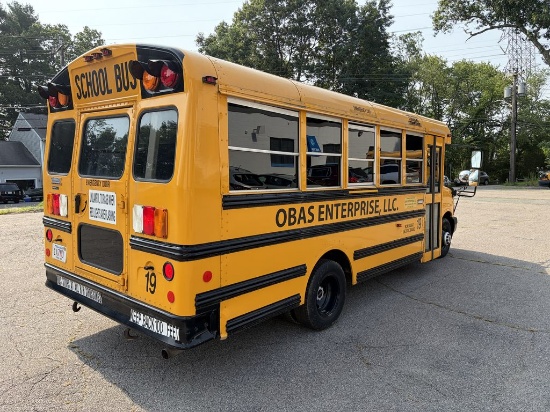 2018 Thomas Built Minoto Short School Bus, Odom: 27,124, Vin#: 7GZ37SBG0JN005947