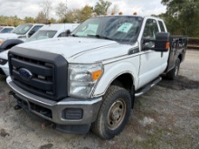 2015 Ford F-350 Quad Cab Utility Body Pickup Truck, 4x4, 6.2L 8Cyl Gas Motor, Odom: 303,583, Auto