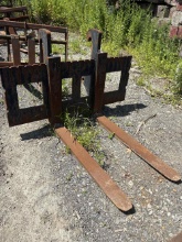 Backhoe Fork Attachment w/ 46"" Forks