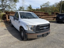 2017 Ford F-150 4x2, 2-Door Gas Pickup Truck, Vinyl Seats, Backup Cam w/ Jobox in Bed & Back Rack,
