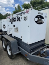 2015 Multiquip SDG-40S-8B1 Towable Generator, Hours: 801 (READS - MAY NOT BE ACCURATE), Serial #