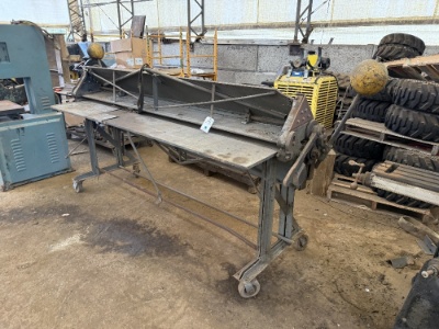 8' Manual Sheet Metal Bending Brake Portable