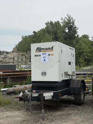 Maxi Power 25, Hours: NA, Serial Number: NA, Towable Generator, (NOT RUNNING) (Unit G-19)