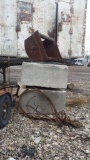 Concrete Barriers, 3' Bucket, Choker Cables with Attachments, and Cable